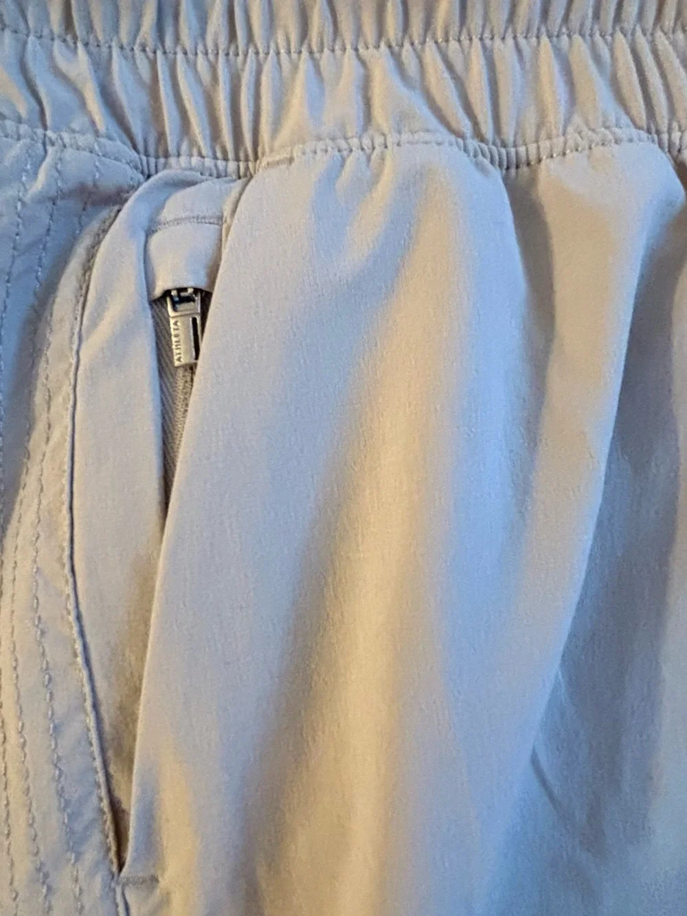 Athleta Cream Wide Leg Utility Pants Size 2 Lightweight - Picture 5 of 11